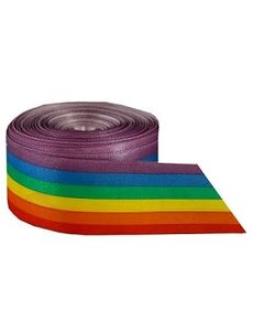 RAINBOW RAINBOW SATIN RIBBON LG/ 1.25" x 10yds