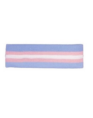 RAINBOW TRANS PRIDE TERRY CLOTH HEADBAND