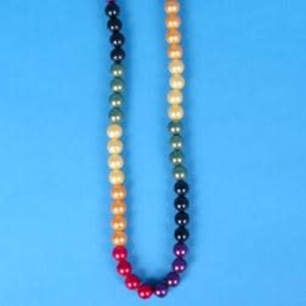 AMERICAN MARDI GRAS/FIESTA BEAD-PEARL RAINBOW