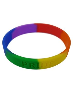  SILICONE BRACELET WITH "PRIDE" WORD