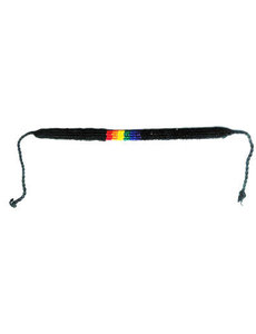  FRIENDSHIP FLAT BLACK/RAINBOW BRACELET