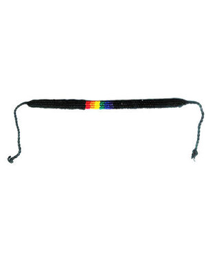  FRIENDSHIP FLAT BLACK/RAINBOW BRACELET