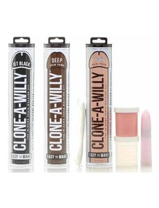 CLONE-A-WILLY CLONE A WILLY SILICONE MOLDING KIT WITH VIBRATOR FLESH