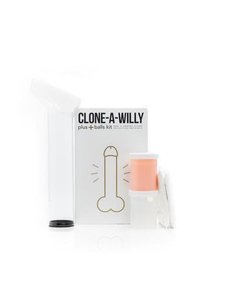 CLONE-A-WILLY CLONE A WILLY PLUS BALLS VIBRATING SILICONE DILDO MOLDING KIT
