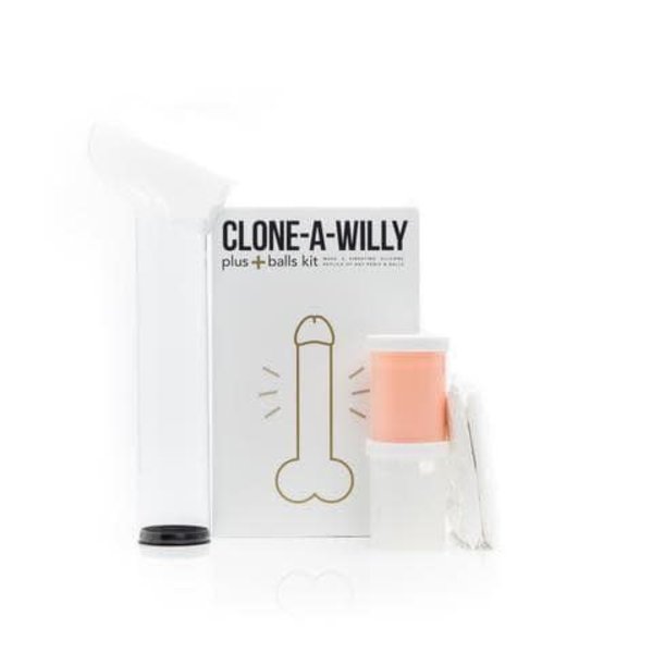 CLONE-A-WILLY CLONE A WILLY PLUS BALLS VIBRATING SILICONE DILDO MOLDING KIT