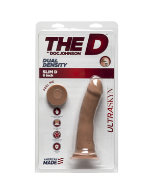 Doc Johnson THE D THE SLIM D 6.5" CARAMEL