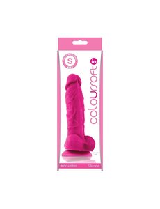 NS Novelties COLOURSOFT, SILICONE W/ BALLS 5" PINK