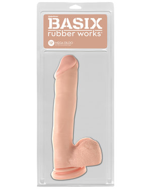 Basix BASIX, MEGA DIDLO 12" FLESH