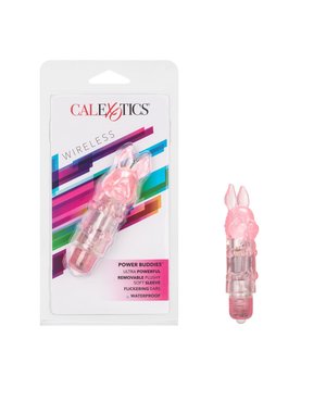 CalExotics Waterproof Power Buddies Bullet With Silicone Sleeve Pink Rabbit