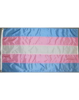 RAINBOW TRANSGENDER FLAG