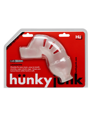 HUNKY JUNK HUNKYJUNK LOCKDOWN SILICONE CHASTITY CAGE