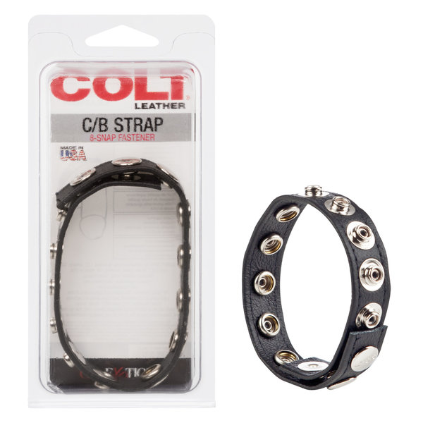 CalExotics COLT LEATHER 8 SNAP FASTENER
