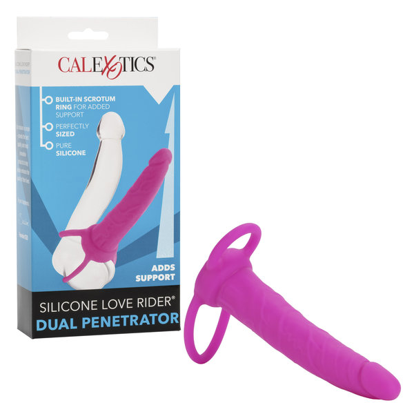 CalExotics LOVE RIDER, SILICONE DUAL PENETRATOR