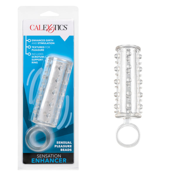 CalExotics SENSATION ENHANCER PENIS SLEEVE WITH SCROTUM SUPPORT