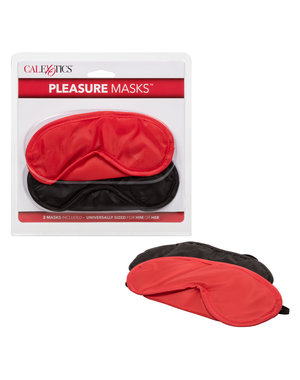 CalExotics PLEASURE MASKS 2PACK RED & BLACK