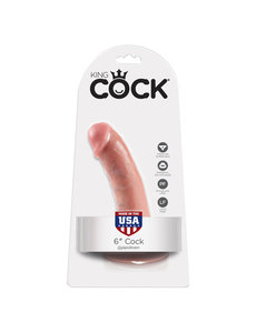 PIPEDREAM PRODUCTS KING COCK 6" FLESH
