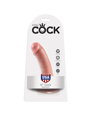 PIPEDREAM PRODUCTS KING COCK 6" FLESH