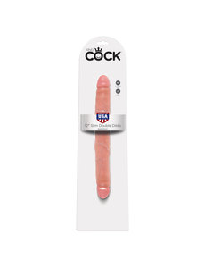 PIPEDREAM PRODUCTS KING COCK 12" SLIM DOUBLE FLESH