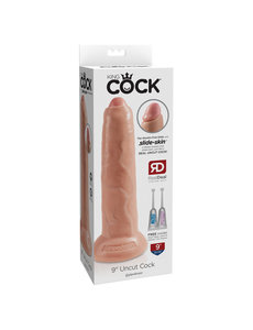 PIPEDREAM PRODUCTS KING COCK UNCUT 9" FLESH