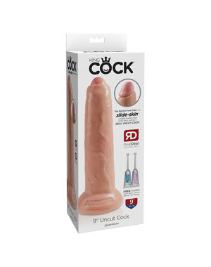 PIPEDREAM PRODUCTS KING COCK UNCUT 9" FLESH