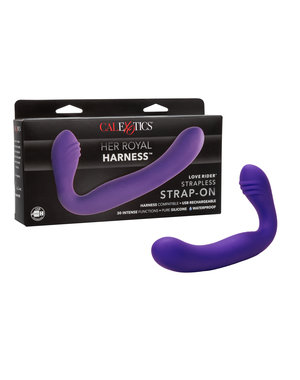 CalExotics RECH LOVE RIDER STRAPLESS PURPLE