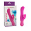 CalExotics DOUBLE DANCER SILICONE RABBIT VIBRATOR PINK