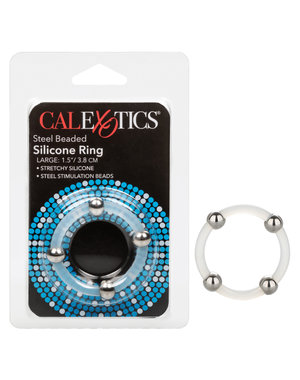 CalExotics STEEL BEADED SILICONE LARGE