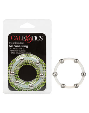 CalExotics STEEL BEADED SILICONE XL