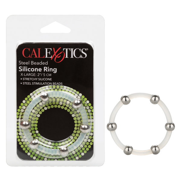CalExotics STEEL BEADED SILICONE XL