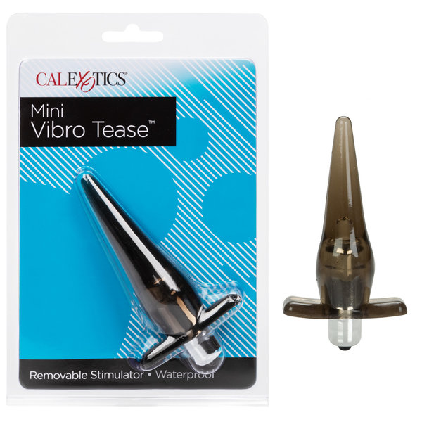 CalExotics MINI VIBRO TEASE VIBRATING BUTT PLUG SMOKE