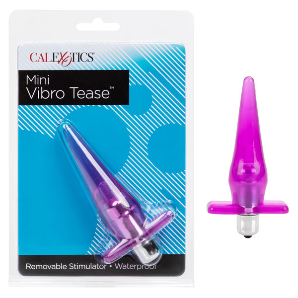 CalExotics MINI VIBRO TEASE VIBRATING BUTT PLUG PINK