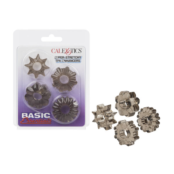 CalExotics BASIC ESSENTIALS, 4PK,SMOKE