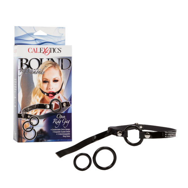 CalExotics BOUND BY DIAMONDS OPEN RING GAG