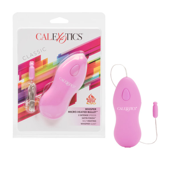 CalExotics WHISPER MICRO HEATED BULLET, Pink