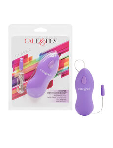 CalExotics WHISPER MICRO HEATED BULLET, Purple