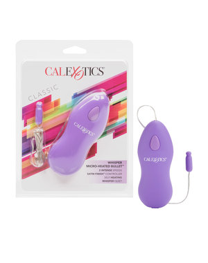 CalExotics WHISPER MICRO HEATED BULLET, Purple
