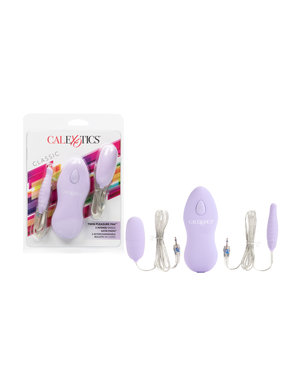 CalExotics TWIN PLEASURE PAK BULLET LIGHT PURPLE
