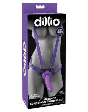PIPEDREAM PRODUCTS DILLIO SUSPENDER W/7" PURPLE