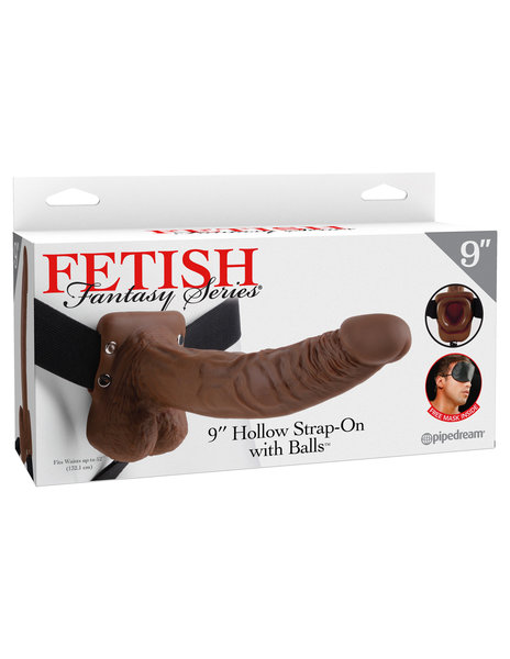 FETISH FANTASY FF HOLLOW W/ BALL 9",BROWN