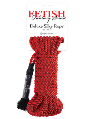 FETISH FANTASY FETISH FANTASY DELUXE SILK ROPE 32' RED