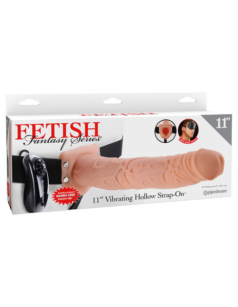 FETISH FANTASY FF HOLLOW STRAP ON FLESH 11"