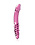 Icicles ICICLES NO57 DOUBLE SIDE TEXTURED GLASS DILDO 9inch PINK