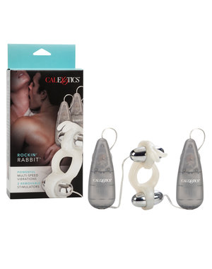 CalExotics ROCKIN RABBIT VIBRATING COCK RING