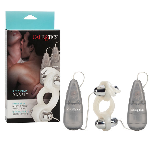 CalExotics ROCKIN RABBIT VIBRATING COCK RING