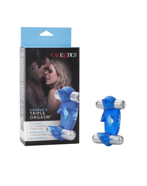 CalExotics COUPLES TRIPLE ORGASM VIBRATING COCK RING