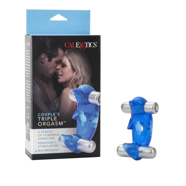 CalExotics COUPLES TRIPLE ORGASM VIBRATING COCK RING