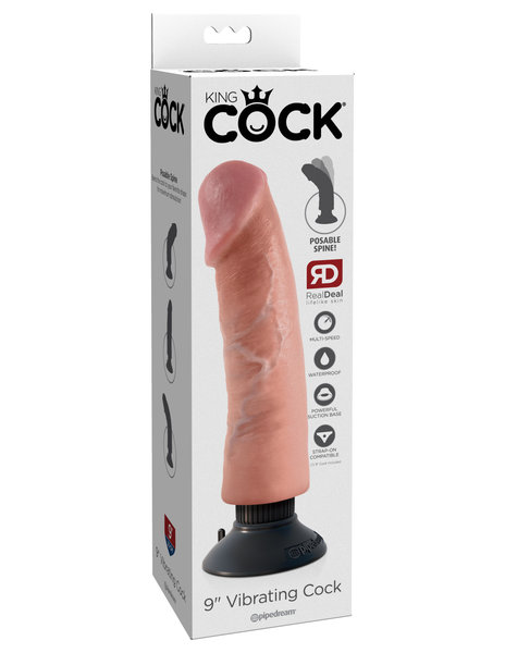 PIPEDREAM PRODUCTS KING COCK, FLESH 9"
