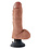 PIPEDREAM PRODUCTS KING COCK VIBRATING WITH BALLS 8" TAN
