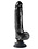 PIPEDREAM PRODUCTS KING COCK VIBRATING DILDO W/ BALLS 9"BLACK