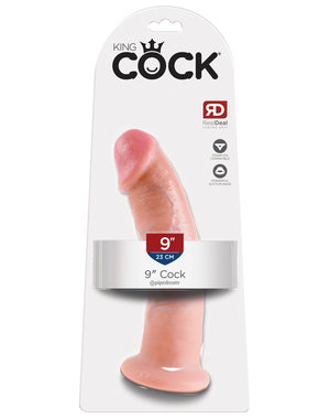 PIPEDREAM PRODUCTS KING COCK, 9",FLESH